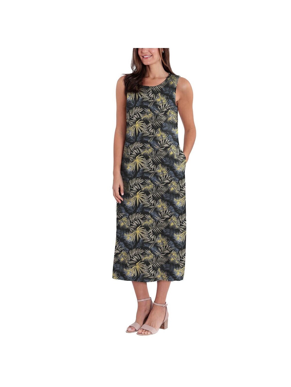 Briggs Womens Linen Blend Dress Size M